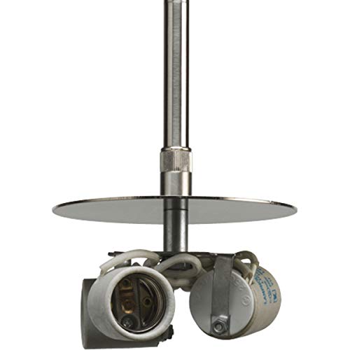 Progress P5199-09 Markor Collection Three-Light Brushed Nickel Pendant Stem Kit Alternate Image.jpg
