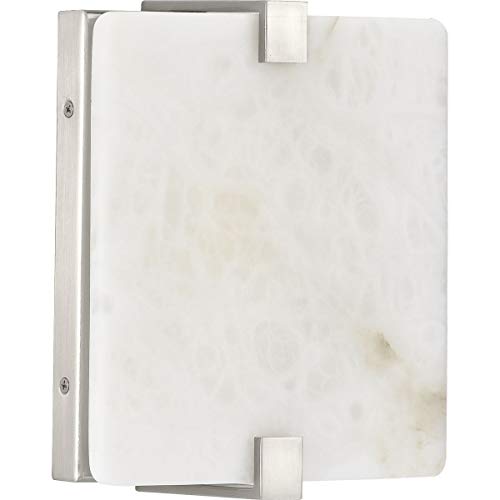 Progress P710081-009-30 LED Alabaster Stone Brushed Nickel ADA Wall Sconce Alternate Image.jpg