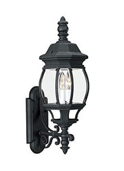 Generation Lighting 88201EN-12 Wynfield Two Light Outdoor Wall Lantern, Black Alternate Image.jpg