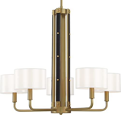 Minka-Lavery 2785-695 Chelsea Five Light Chandelier, Soft Brass Alternate Image.jpg