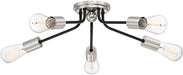 Quoizel LTT1628EK Latitude Five Light Flush Mount, Earth Black Alternate Image.jpg