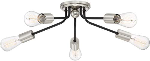 Quoizel LTT1628EK Latitude Five Light Flush Mount, Earth Black Alternate Image.jpg