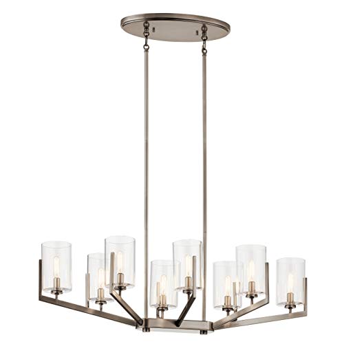 Kichler 52315CLP Nye Eight Light Chandelier, Classic Pewter Alternate Image 4.jpg