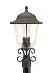 Generation Lighting 8259EN-46 Trafalgar Three Light Outdoor Post Lantern, Oxidized Bronze Alternate Image.jpg