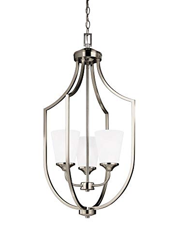 Generation Lighting 5224503-962 Hanford Three Light Hall / Foyer Pendant, Brushed Nickel Alternate Image.jpg