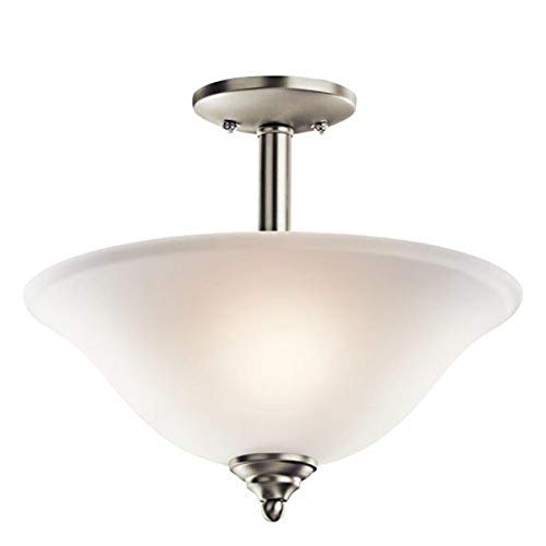 Kichler 3694NIW Armida Two Light Pendant/Semi Flush Mount, Brushed Nickel Alternate Image.jpg