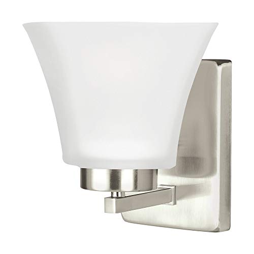 Generation Lighting 4111601-962 Bayfield One Light Wall / Bath Sconce, Brushed Nickel Alternate Image.jpg