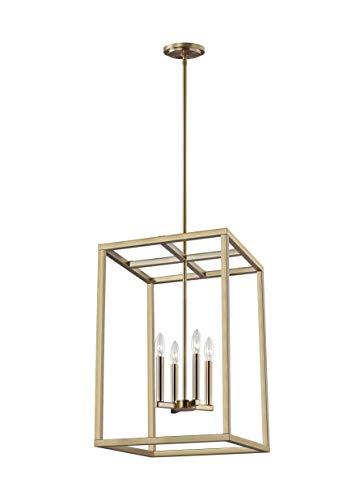 Generation Lighting 5134504EN-848 Moffet Street Four Light Hall / Foyer, Satin Brass Alternate Image.jpg