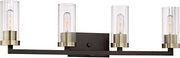 Minka-Lavery 3044-560 Ainsley Court Four Light Bath, Aged Kinston Bronze w/Brushed Brass Alternate Image.jpg