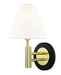 Mitzi H264101-AGB/BK Robbie One Light Wall Sconce, Aged Brass/Black Alternate Image.jpg