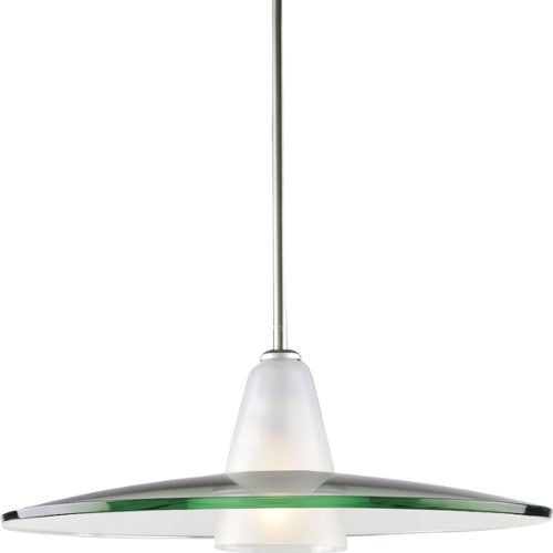 Progress P5012-09 Modern Pendant  One-Light Brushed Nickel Clear and Etched Glass Pendant Light Alternate Image.jpg