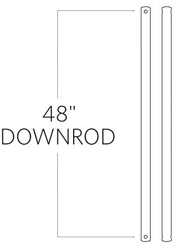 Visual Comfort Fan DR48AGP Universal Downrod, Aged Pewter Alternate Image.jpg