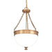 Hudson Valley 324-AGB Barrington Three Light Pendant, Aged Brass Alternate Image.jpg