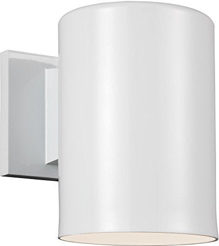 Visual Comfort Studio 8313801EN3-15 Outdoor Cylinders One Light Outdoor Wall Lantern, White Alternate Image.jpg