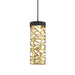 George Kovacs P935-688-L Golden Eclipse LED Mini Pendant, Coal And Honey Gold Alternate Image.jpg