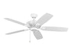 Generation Lighting 5COM52RZW Colony 52"Ceiling Fan, Matte White Alternate Image.jpg