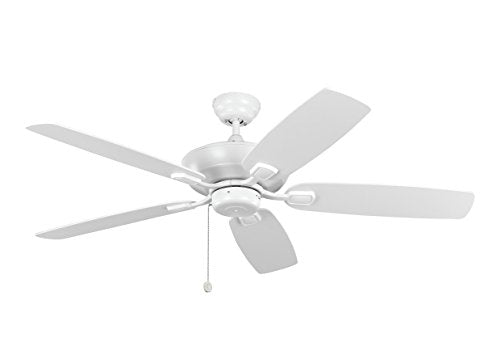 Generation Lighting 5COM52RZW Colony 52"Ceiling Fan, Matte White Alternate Image.jpg