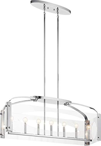 Kichler 52023CH Pytel Seven Light Linear Chandelier, Chrome Alternate Image 4.jpg