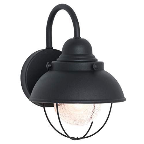 Generation Lighting 8870-12 Sebring One Light Outdoor Wall Lantern, Black Alternate Image.jpg
