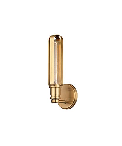 Hudson Valley 1091-AGB Red Hook One Light Wall Sconce, Aged Brass Alternate Image.jpg