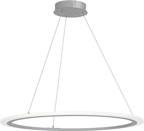 George Kovacs P8141-609-L Discovery LED Pendant, Silver Alternate Image.jpg