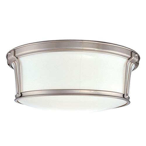 Hudson Valley 6513-SN Newport Two Light Flush Mount, Satin Nickel Alternate Image.jpg