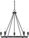 Capital Lighting 420061MB Tanner Five Light Chandelier, Matte Black Alternate Image.jpg