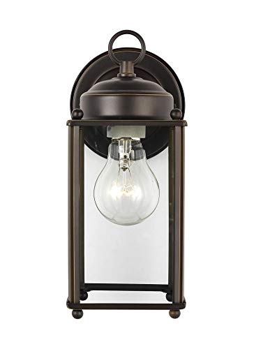 Generation Lighting 8593-71 New Castle One Light Outdoor Wall Lantern, Antique Bronze Alternate Image.jpg