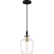 Quoizel JUN1508EK June One Light Mini Pendant, Earth Black Alternate Image 4.jpg