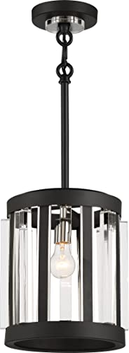 Minka-Lavery 5490-729 Majestic Splendor Three Light Pendant, Sand Coal And Polished Nickel Alternate Image.jpg