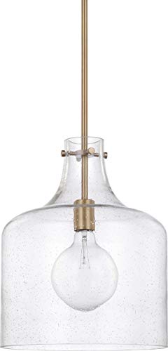 Capital Lighting 325712AD Crawford One Light Pendant, Aged Brass Alternate Image.jpg