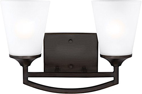Generation Lighting 4424502-710 Hanford Two Light Wall / Bath, Bronze Alternate Image.jpg