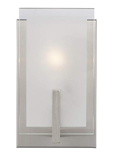 Visual Comfort Studio 4130801EN-962 Syll One Light Wall / Bath Sconce, Brushed Nickel Alternate Image.jpg