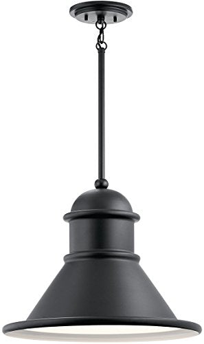 Kichler 49777BK Northland One Light Outdoor Pendant, Black Alternate Image.jpg