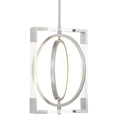 George Kovacs P2264-084-L Double Take LED Pendant, Brushed Nickel Alternate Image.jpg