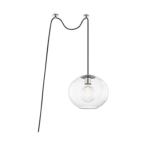 Mitzi HL270701L-PN Margot One Light Pendant, Polished Nickel Alternate Image.jpg