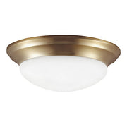 Generation Lighting 75434-848 Nash One Light Flush Mount, Satin Brass Alternate Image.jpg