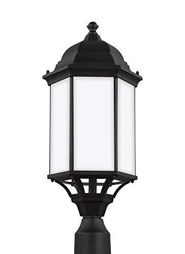 Generation Lighting 8238751-12 Sevier One Light Outdoor Post Lantern, Black Alternate Image.jpg