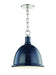 Mitzi H238701S-PN/NVY Blair One Light Pendant, Polished Nickel/Navy Alternate Image.jpg