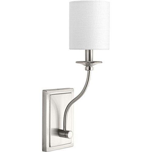 Progress P710018-009 Bonita Collection Brushed Nickel One-Light Wall Sconce Alternate Image.jpg