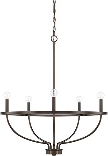 Capital Lighting 428551BZ Greyson Five Light Chandelier, Bronze Alternate Image.jpg