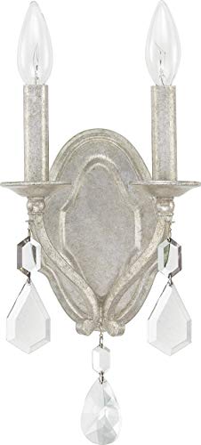 Capital Lighting 1617AS-CR Blakely Two Light Wall Sconce, Antique Silver Alternate Image.jpg