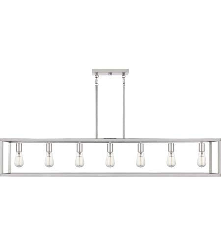 Quoizel NHR752BN New Harbor Seven Light Island Chandelier, Brushed Nickel Alternate Image 3.jpg