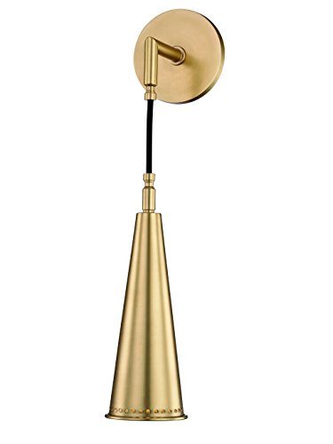 Hudson Valley 1400-AGB Alva One Light Wall Sconce, Aged Brass Alternate Image.jpg