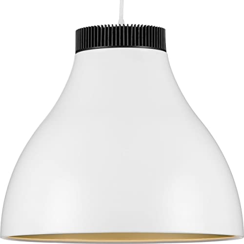 Progress P500373-028-30 Radian LED Collection  Modern Satin White Metal Pendant Alternate Image.jpg