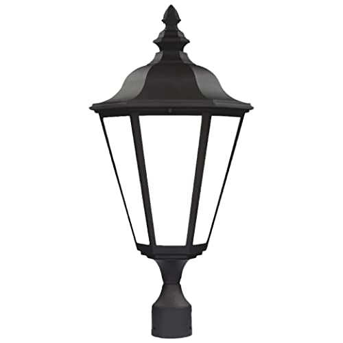 Generation Lighting 89025-12 Brentwood One Light Outdoor Post Lantern, Black Alternate Image.jpg