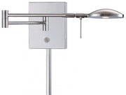 George Kovacs P4338-077 George's Reading Room LED Swing Arm Wall Lamp, Chrome Alternate Image.jpg