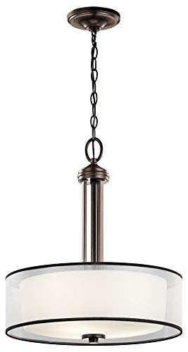 Kichler 43153MIZ Tallie Three Light Pendant, Mission Bronze Alternate Image.jpg