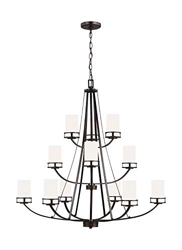 Generation Lighting 3121612EN3-710 Robie 12 Light Chandelier, Bronze Alternate Image.jpg