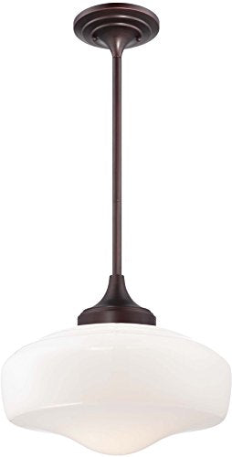 Minka-Lavery 2258-576 One Light Pendant, Brushed Bronze Alternate Image.jpg
